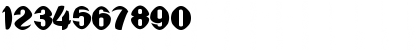 Download Aragones Regular Font Numeric Preview