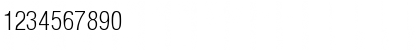 Download Arena Cond Light Regular Font Numeric Preview