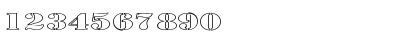 Download Army Hollow Expanded Regular Font Numeric Preview