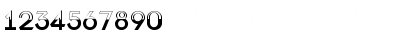 Download a_LancetB&W Regular Font Numeric Preview