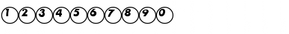 Download Ball Regular Font Numeric Preview