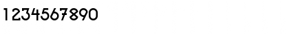 Download Bandy Regular Font Numeric Preview