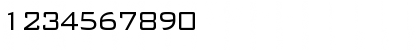 Download BankGothic DB Regular Font Numeric Preview