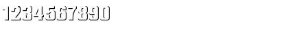 Download Bas Relief Regular Font Numeric Preview