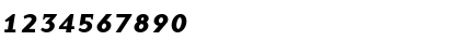 Download BaseNine Bold Italic Font Numeric Preview