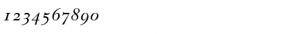 Download Baskerville OldStyle SSi Normal Font Numeric Preview