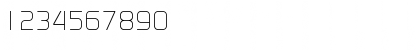 Download Bazouk Light SSi Light Font Numeric Preview