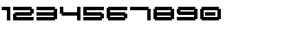 Download BM gaia A10 Font Numeric Preview