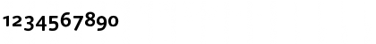 Download BeoSans4 Regular Font Numeric Preview
