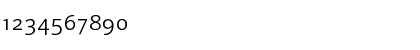 Download BeoSans5 Regular Font Numeric Preview