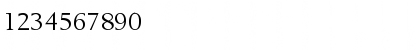 Download BergoniaDB Normal Font Numeric Preview
