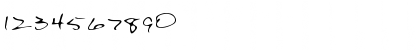 Download Bert Regular Font Numeric Preview