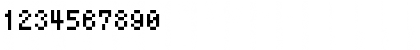 Download BM mini A8 Font Numeric Preview