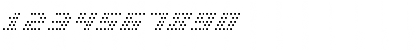 Download BM pinhole A13 Font Numeric Preview