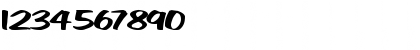 Download Big Regular Font Numeric Preview