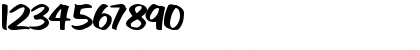 Download Big Regular Font Numeric Preview