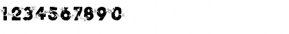 Download BLAST Regular Font Numeric Preview