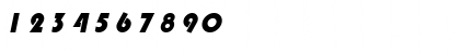 Download Blimpo Italic Font Numeric Preview
