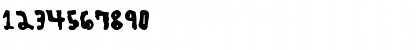 Download Blob Normal Font Numeric Preview