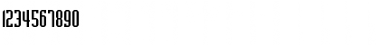Download Bodiac Regular Font Numeric Preview