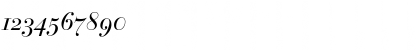 Download Bodoni Recut OldStyle SSi Normal Font Numeric Preview