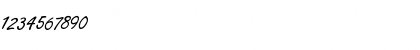 Download Boldstylescript Regular Font Numeric Preview