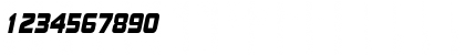 Download BolsterCondensed Italic Font Numeric Preview