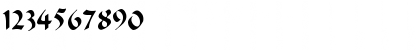 Download BONDEA Regular Font Numeric Preview