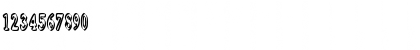 Download Boosta Regular Font Numeric Preview