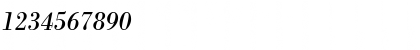 Download Boston Italic Font Numeric Preview
