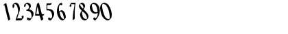Download Bottom Regular Font Numeric Preview