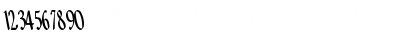 Download Bottom Regular Font Numeric Preview