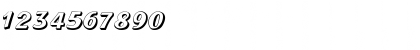 Download Boya Display Caps SSi Regular Font Numeric Preview