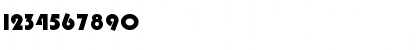 Download BRINLEA Regular Font Numeric Preview