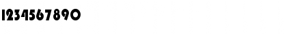 Download BRINLEB Regular Font Numeric Preview