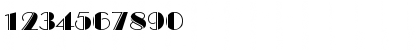 Download BroadwayEngraved Regular Font Numeric Preview