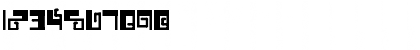 Download Brrr Regular Font Numeric Preview