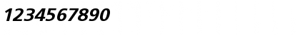 Download BudboyerExtObl- Regular Font Numeric Preview