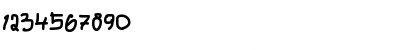 Download BN Sunday Kid Regular Font Numeric Preview