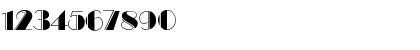 Download BummetEngraved Regular Font Numeric Preview