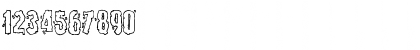 Download Burlesque Regular Font Numeric Preview