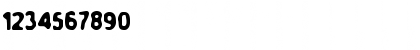 Download BN-Blurry Day Regular Font Numeric Preview