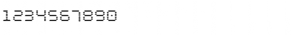 Download Byte Police Regular Font Numeric Preview