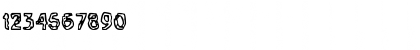 Download BN-Gillian Regular Font Numeric Preview