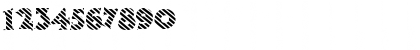Download CandyStripe Regular Font Numeric Preview