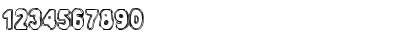 Download BN-Outer Line Regular Font Numeric Preview