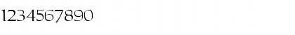 Download CaracubRomanFon Regular Font Numeric Preview