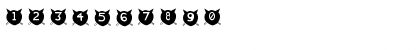 Download cats MEOW Regular Font Numeric Preview