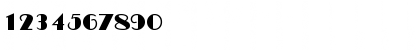 Download BobbalooSSK Regular Font Numeric Preview