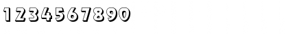 Download Chorus Line Shadow SSi Regular Font Numeric Preview